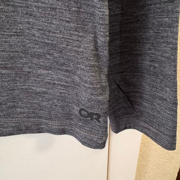 Outdoor Research Women's Alpine Onset Merino 150 Half Zip Shirt Size Medium Gray - Picture 7 of 9